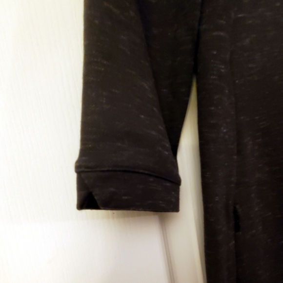 Royal Robbins Dark Grey Heathered Standard Fit 3/4 sleeve midi dress M NWOT - Picture 5 of 6